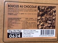 Boucles au chocolat