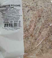 Poudre de noisettes