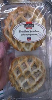 Feuilleté Jambon Champignons