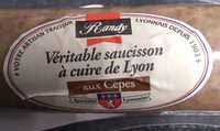 Véritable saucisson à cuire de Lyon aux cèpes