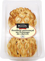 Feuilleté provençal au fromage de chèvre