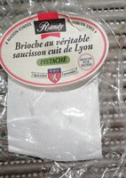 Brioche au véritable saucisson cuit de Lyon pistaché