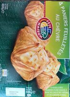 4 paniers feuilletés au chèvre
