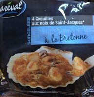 Coquilles aux noix de St-Jacques à la Bretonne