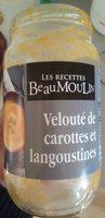 Velouté de carottes et langoustines