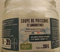 Soupe de poissons et langoustines