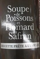 Soupe de poisson et homards au safran