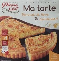 Ma tarte Pommes de terre et camembert