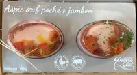 Aspic œuf poché jambon x 2