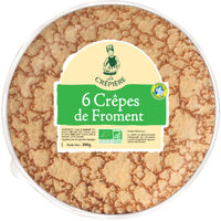 6 Crêpes de Froment Biologiques en sachet