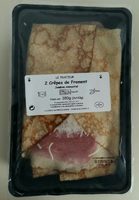 Crêpes de froment Jambon emmental