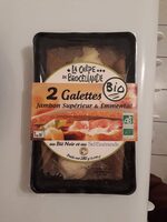 Crepe De Broceliande Galette Jambon Fromage Bio X2 300G