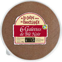 6 Galettes de Blé Noir Tradition Bretagne en barquette