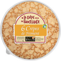 6 Crêpes de Froment aux Oeufs