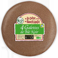 4 Galettes de Blé Noir Biologiques Tradition Bretagne en sachet