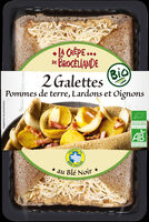 Galettes - pommes de terre lardons oignons