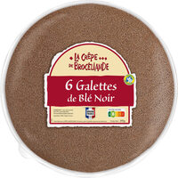 6 Galettes de blé noir