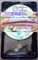 Galettes Campagnarde au jambon supérieur et à l'emmental