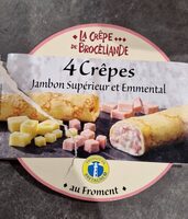 Crêpe jambon supérieur et emmental
