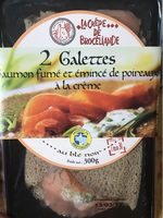 Galette  saumon fumé Poireaux