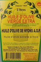 Huile d'olive de Nyons A.O.P.