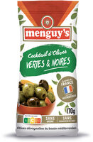 Olives Cocktail vertes & noires aux herbes de Provence 170g