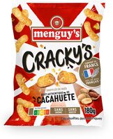 Menguy's Cracky's Soufflés de maïs à la cacahuète 180g