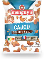 Menguy's Noix de cajou grillées à sec Pointe de Paprika