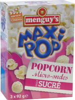 Popcorn micro-ondes sucré
