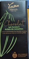 Chocolat lait fondant noisettes
