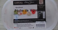 Sorbet pêche de vigne