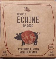 Pétales d'échine de porc