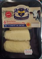 4 Bouchées francomtoises au Comté 24 mois
