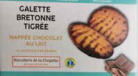 Galette bretonne tigrée