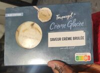 Crème glacée saveur crème brûlée