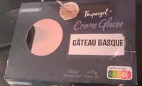 Crème glacée façon gâteau basque