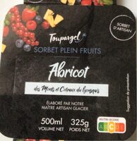Sorbet plein fruits Abricot