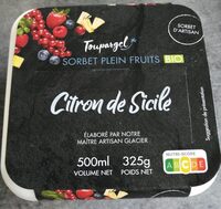 Sorbet citron de Sicile