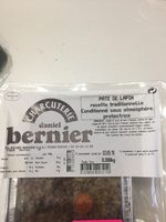Pate de lapin recette traditionnelle DANIEL BERNIER