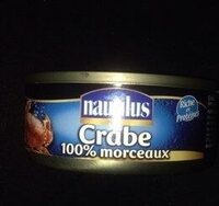Nautilius Crabe 100% morceaux 60 g net égoutté