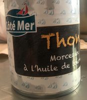 Thon morceaux a l'huile de tournesol