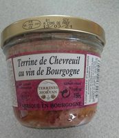Terrine de chevreuil au vin de Bourgogne