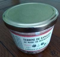 Terrine de sanglier au marc de bourgogne