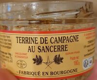 Terrine de campagne au Sancerre
