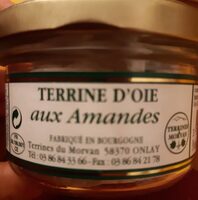 Terrine d'oie aux amandes