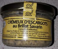 Crémeux d'Escargots au brillat Savarin