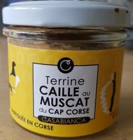 Terrine caille au muscat du cap Corse