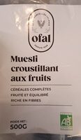 Müesli croustillant aux fruits