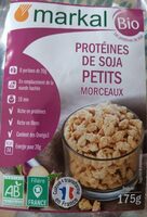 Protéines de soja petits morceaux