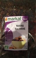 Raisins secs Sultanine Bio